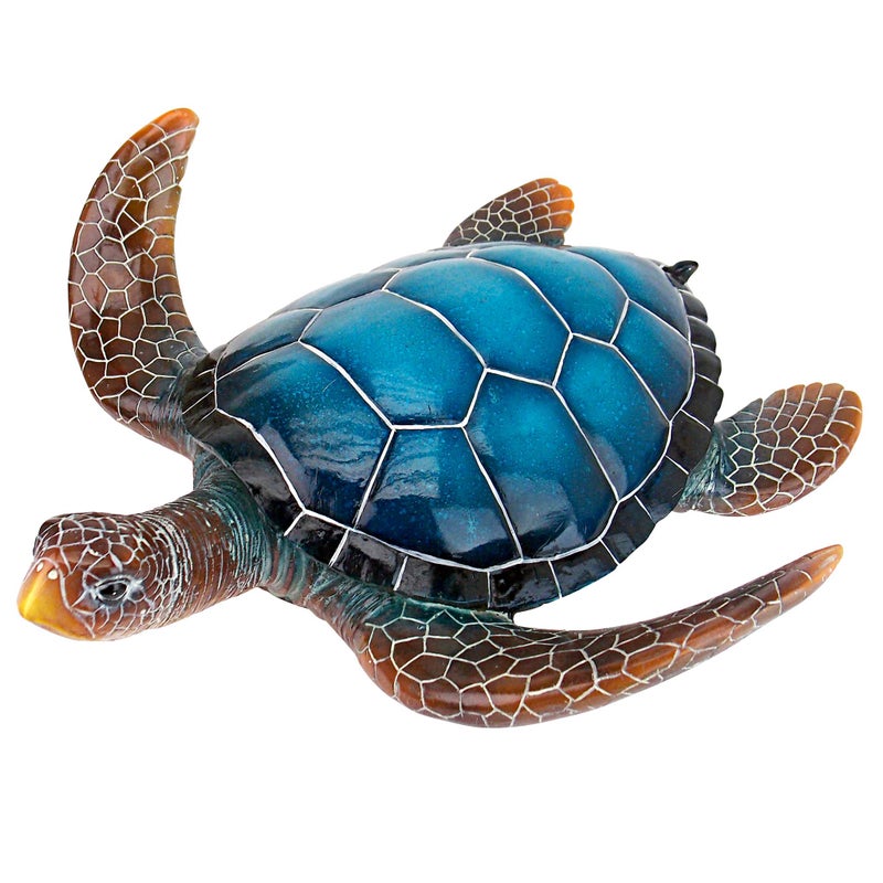 Design Toscano Large Blue SEA Turtle Statue - Image 1